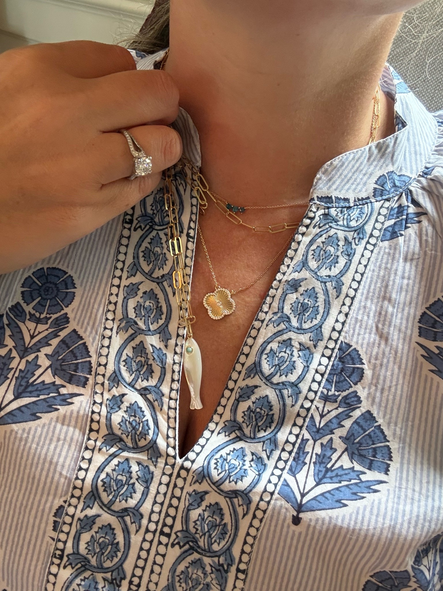 Today’s necklace stack 🩶 I love these little fish charms!

#LTKootd #LTKdayinmylife #LTKselfcare