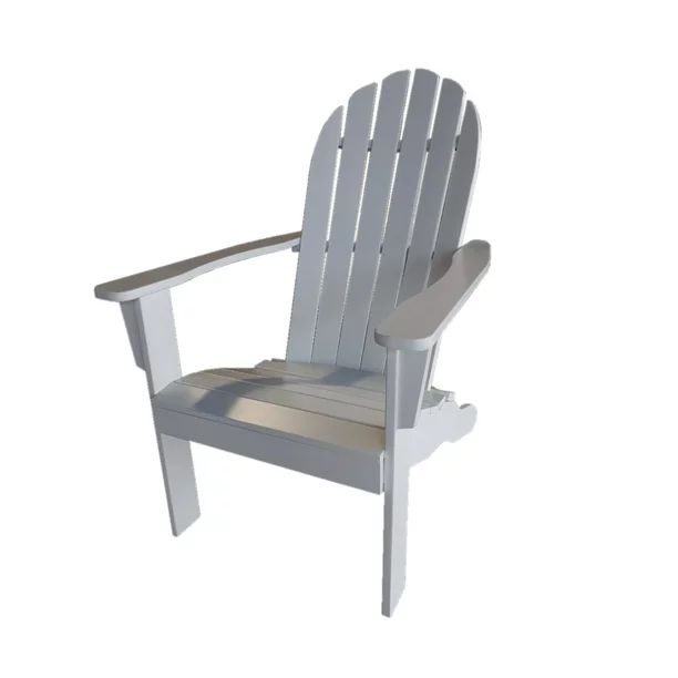 Mainstays Wood Outdoor Adirondack Chair, White Color - Walmart.com | Walmart (US)