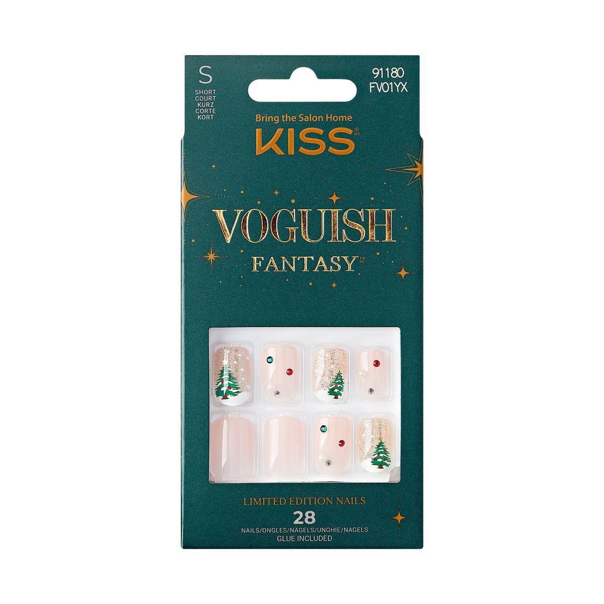 KISS Products Voguish Fantasy Fake Nails - Marshmallow - 31ct | Target