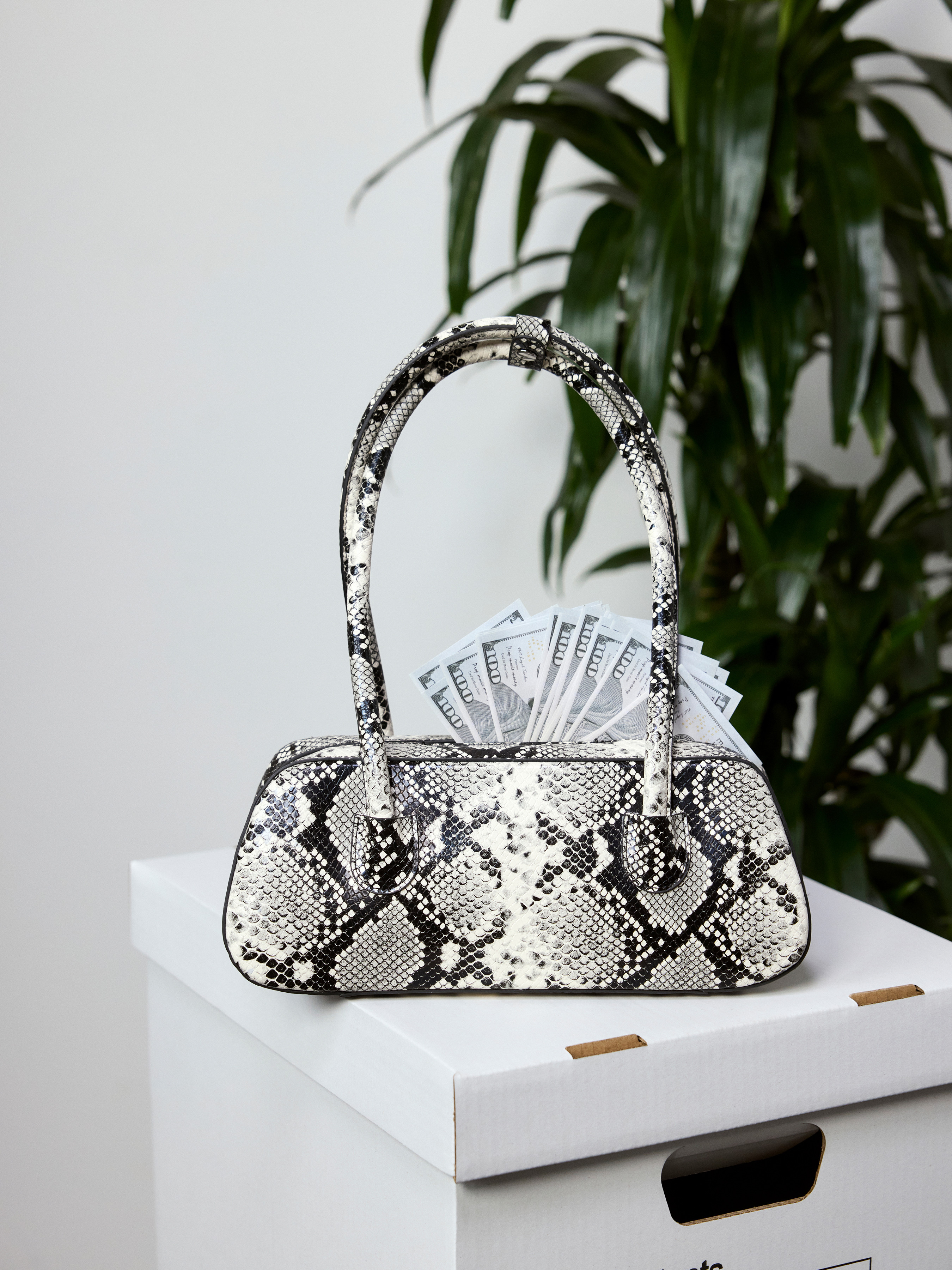 Faux Leather SNAKE PATTERN FAUX LEATHER SHOULDER BAG For Daily Casual Vacation | Cider