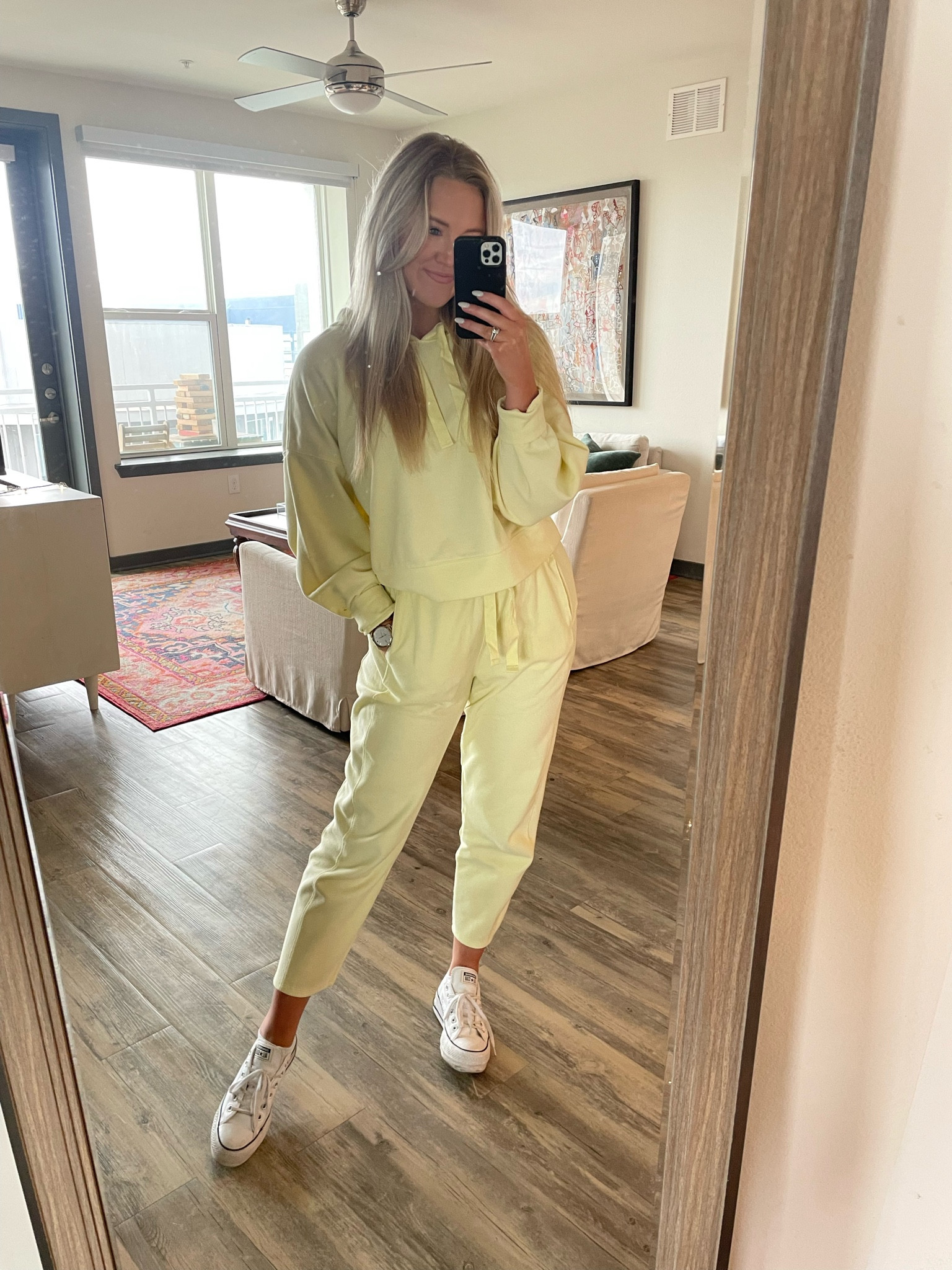 New target loungewear - true to size, size M 

Yellow target set. Ribbed set. Travel set. Lounge set. Target all in motion  

#LTKtravel #LTKunder50 #LTKstyletip