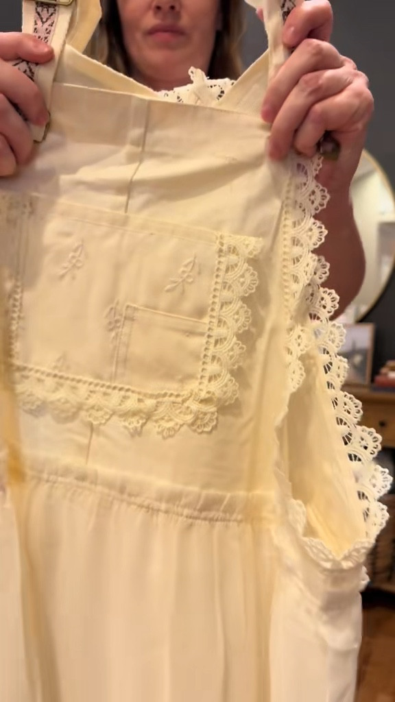 Women's Lace Embroidered Tiered Maxi Overall Jumper Dress

#LTKOver40 #LTKU #LTKStyleTip