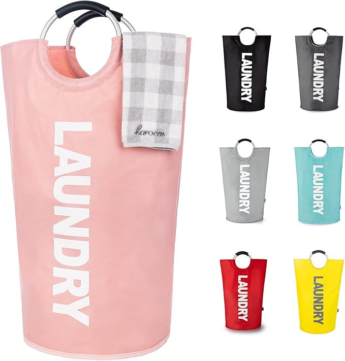 Caroeas 95L Pro Large Laundry Basket (13 Colors), Waterproof Laundry Hamper, Laundry Bag with Pad... | Amazon (US)