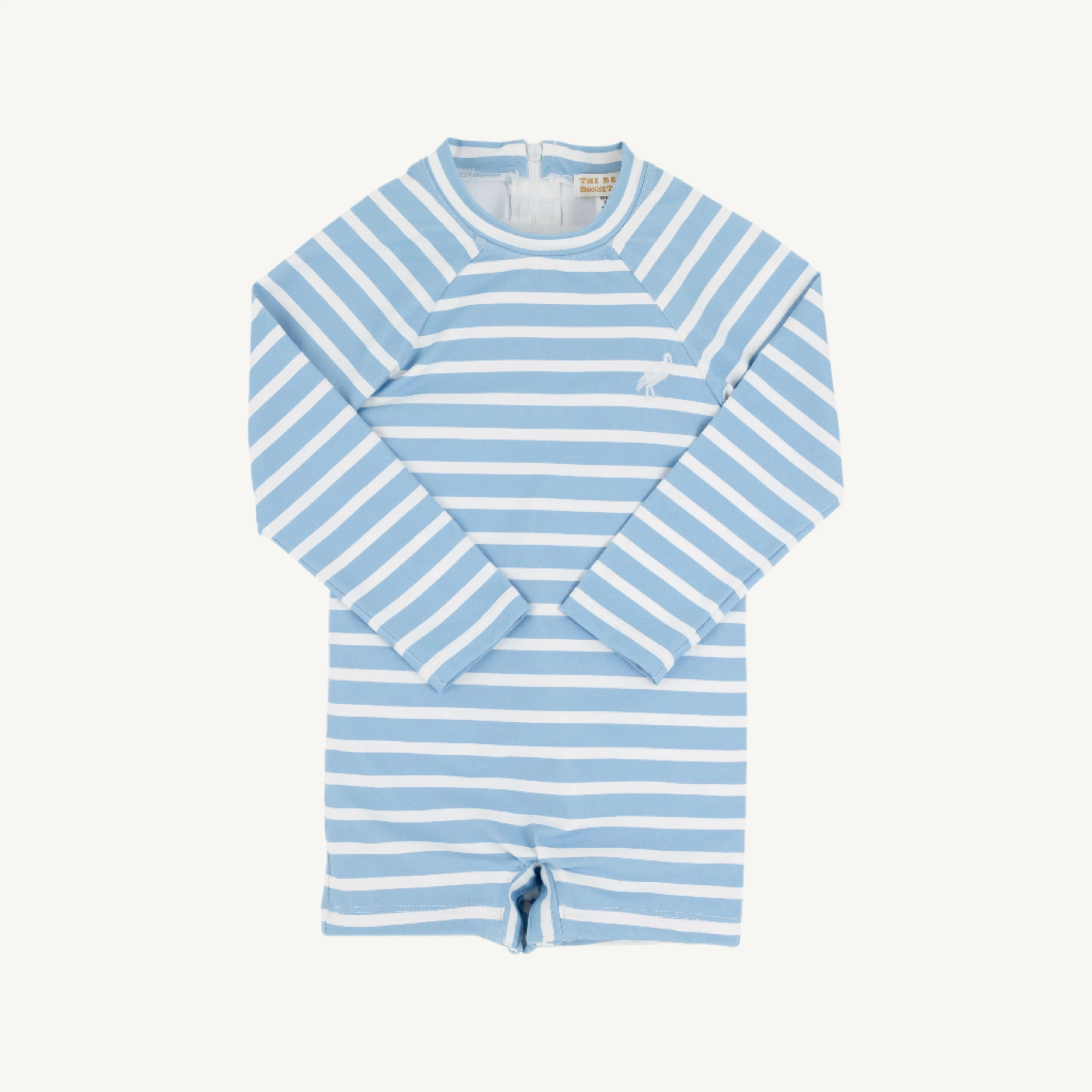 Price Pool Romper (UPF 35+) - Sarasota Sky Stripe | The Beaufort Bonnet Company