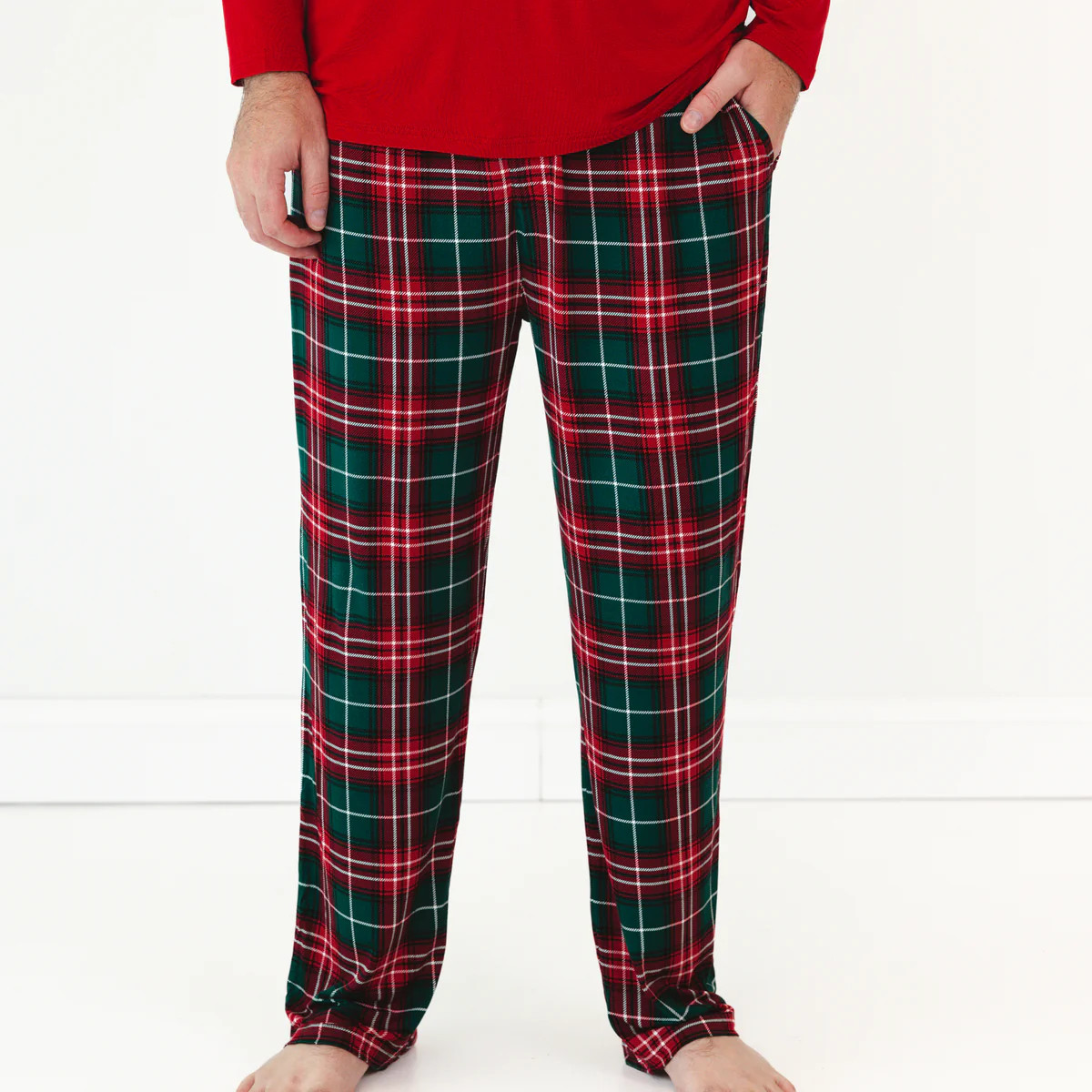 Fireside Plaid Men's Pajama Pants | Little Sleepies