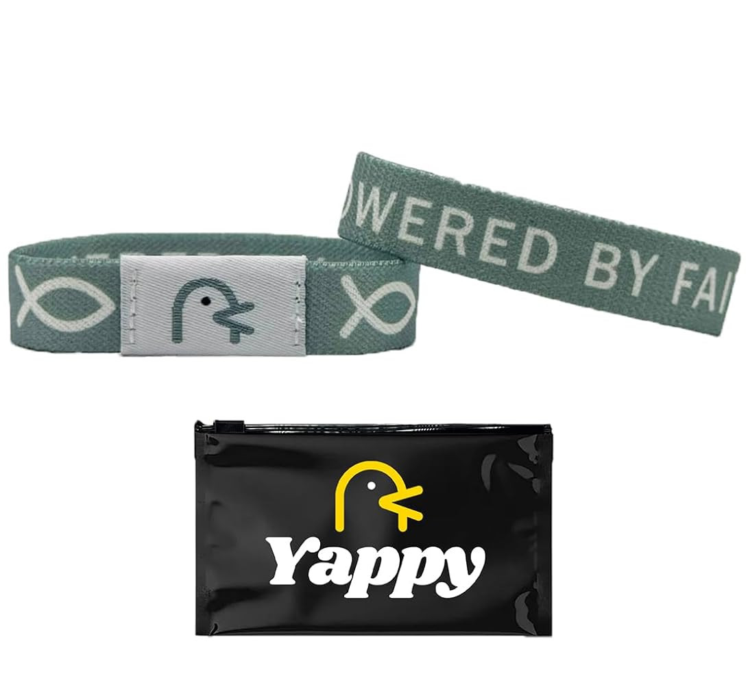 Yappy The Original Bible Verse Bracelets, Daily Bible Verse Bracelet for Personalized Daily Inspi... | Amazon (US)