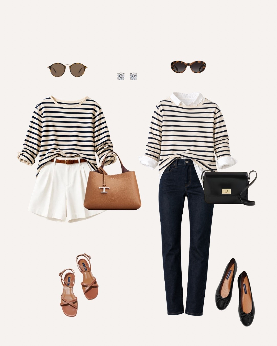 One Breton stripe. Two seasons.

Now: white tailored shorts, leather sandals, and a great tote.
Later: dark denim, a crisp white shirt underneath, ballet flats, and a structured bag.

The best pieces in your closet shouldn’t belong to a season. They should know how to move between them.

#LTKStyleTip #LTKSeasonal #SummerStyle #FallStyle #TransitionalStyle #BretonStripes #ClassicStyle #TimelessStyle #CapsuleWardrobe #FrenchStyle