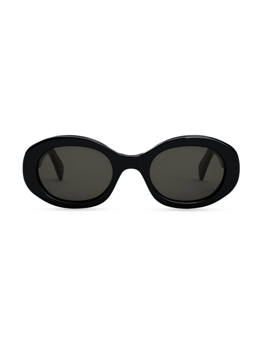 52MM Triomphe Oval Sunglasses | Saks Fifth Avenue