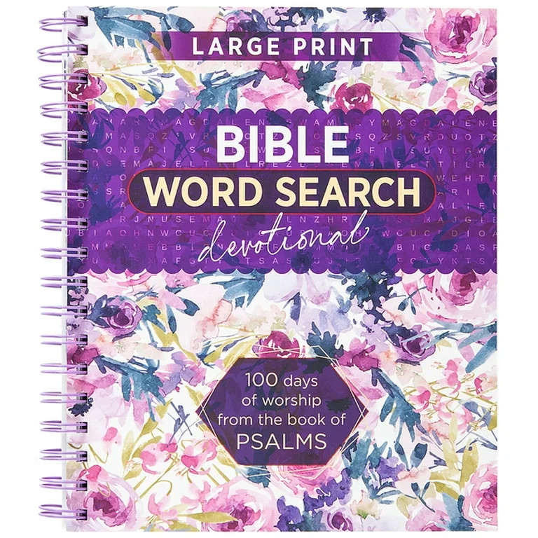 Bible Word Search Devotional : 100 Days of Worship from the Book of Psalms (Other) | Walmart (US)