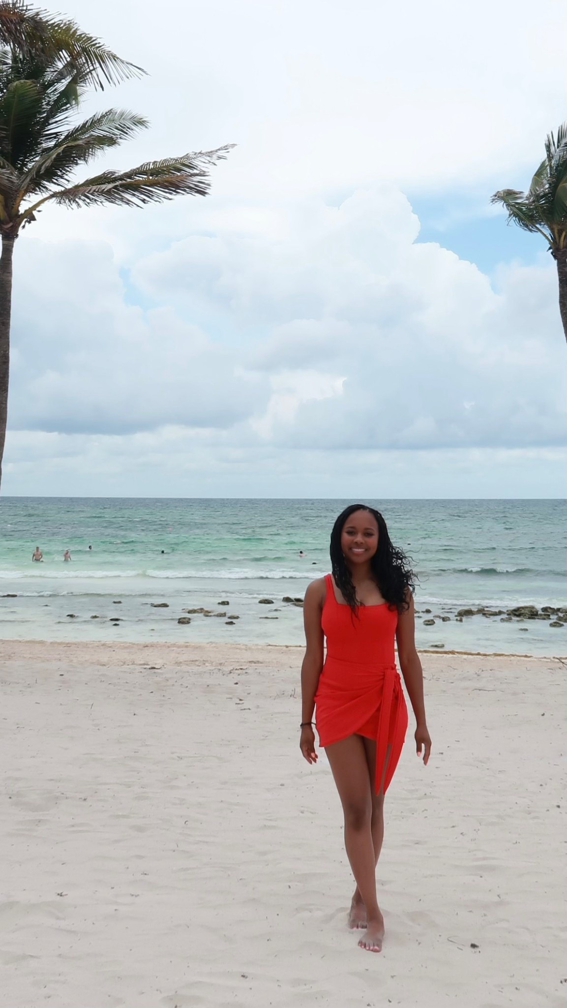 modest swimsuit set from TA3 
Squarey style and wrap sarong 

#LTKSwim