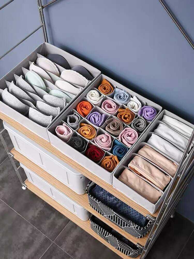 3pcs Underwear Storage Box Set | SHEIN