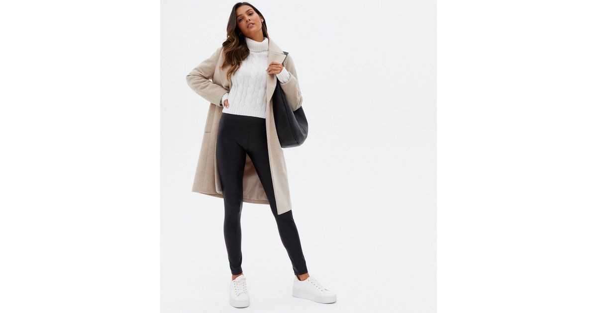 Black Wet Look Leggings
						
						Add to Saved Items
						Remove from Saved Items | New Look (UK)