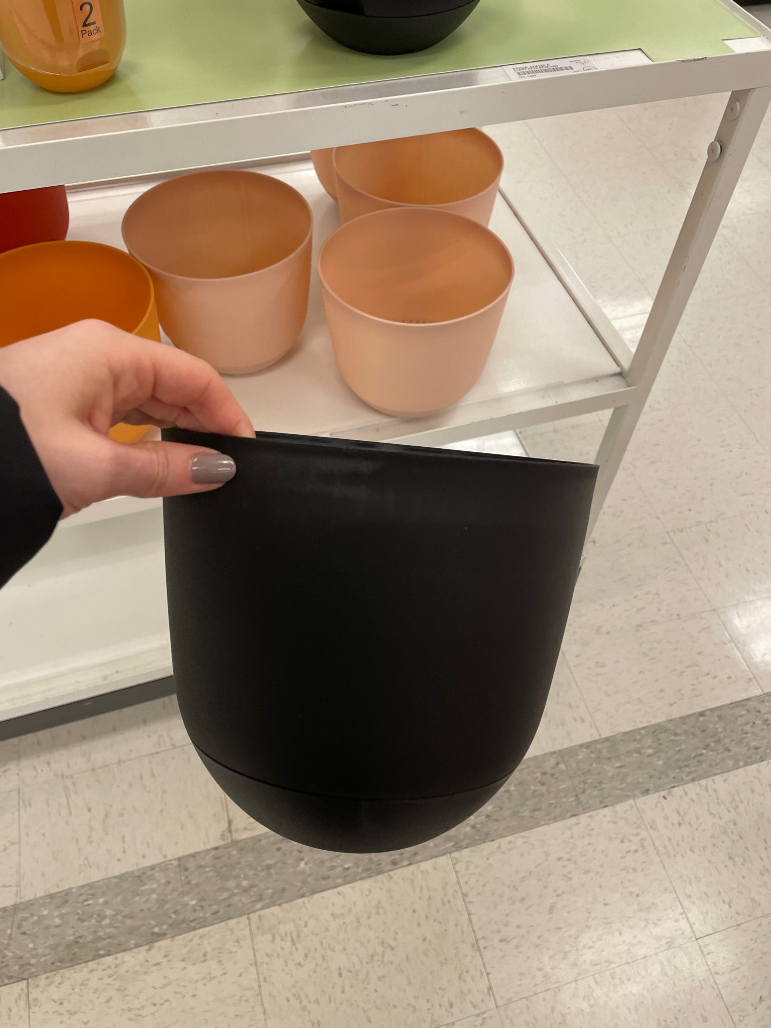Affordable planters, self watering black planters, $3 planters 

#LTKSeasonal #LTKhome