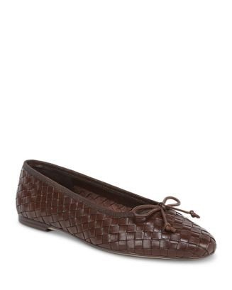 Women's Ruthie Leather Ballet Flats | Bloomingdale's (US)