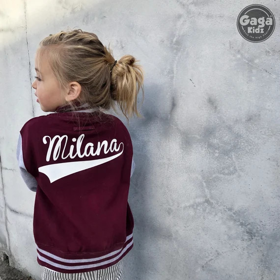 Custom Kids Varsity Jacket Kids Sports Jacket Name Varsity | Etsy | Etsy (US)
