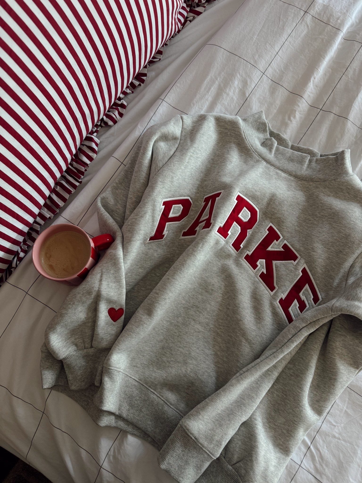 Valentine parke sweatshirt! 

#LTKSeasonal #LTKValentine #LTKgrwm