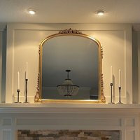 Gold Mirror, Baroque Mirror, Gilded Ornate Antique Vintage Luxury Golden Framed Floor Mirror | Etsy (US)