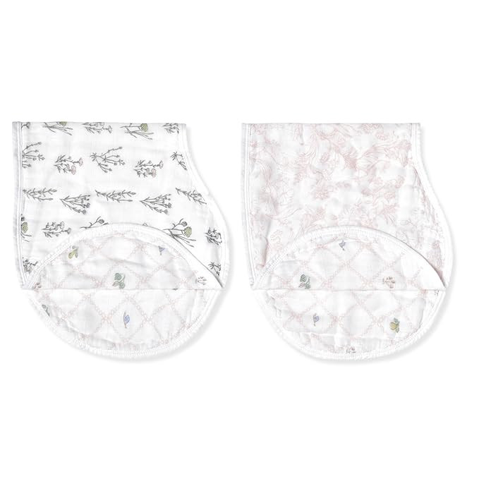 aden + anais Silky Soft Bamboo Viscose Burpy Bib – Multi-Use, Absorbent 4-Layer Burp Cloth and ... | Amazon (US)