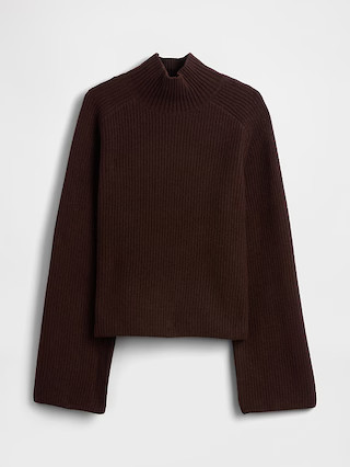 CashSoft Shaker-Stitch Turtleneck Sweater | Gap (US)