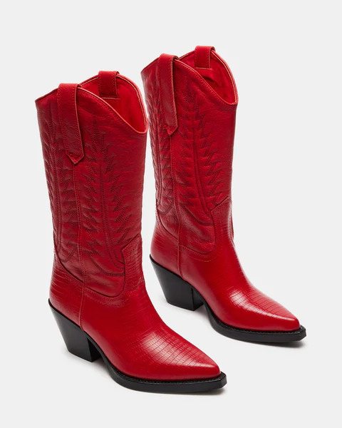 HUNTIN RED LEATHER | Steve Madden (US)