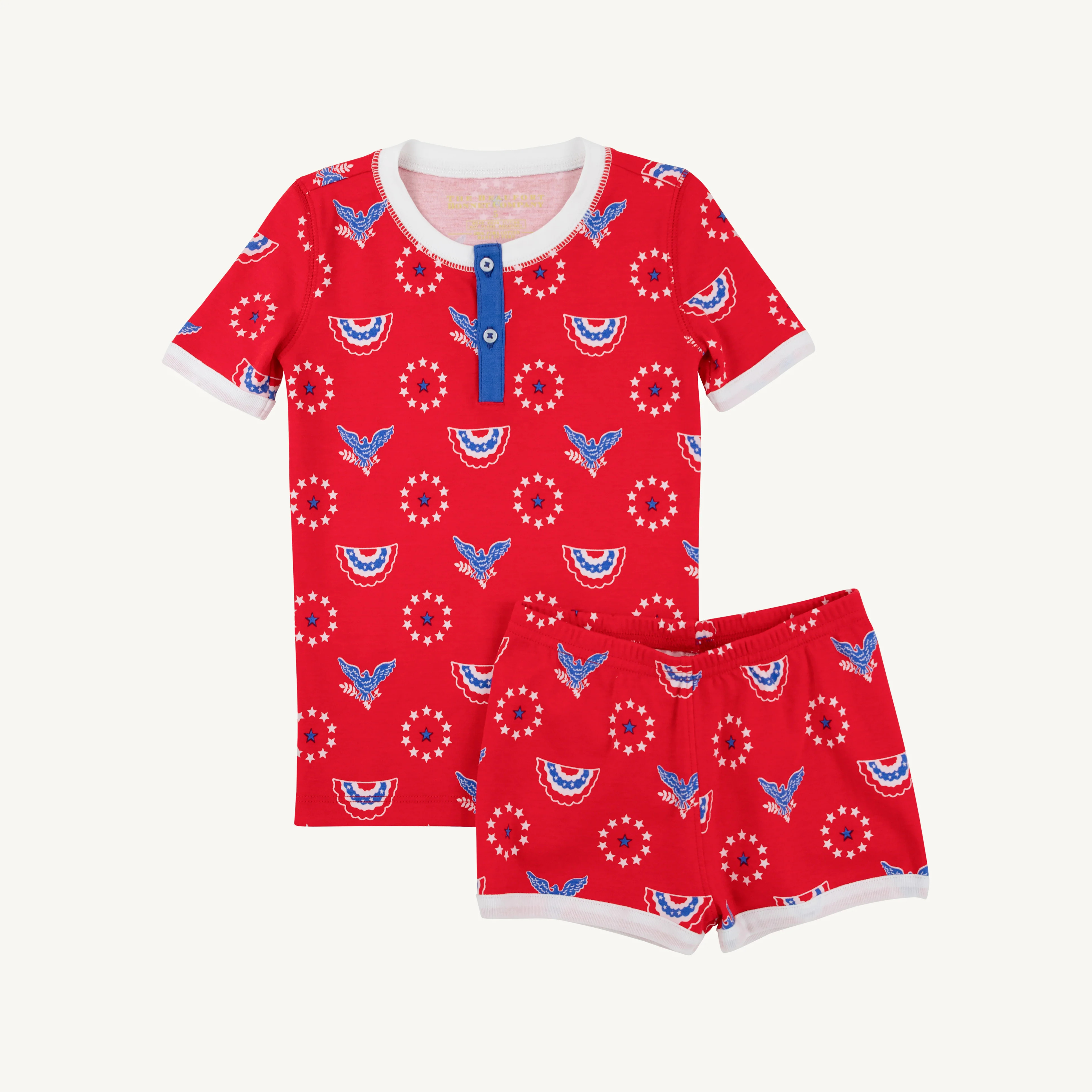 Sutton's Shorts Set - Star Spangled Swag with Rockefeller Royal | The Beaufort Bonnet Company