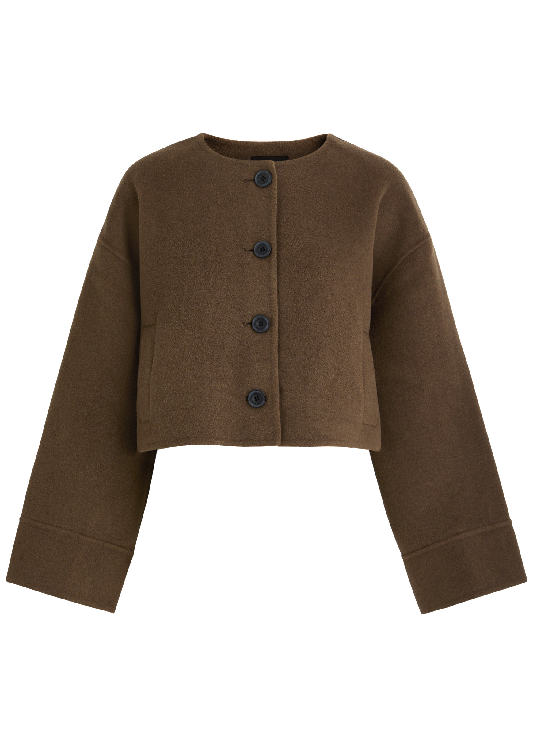 Karla cropped wool-blend jacket | Harvey Nichols