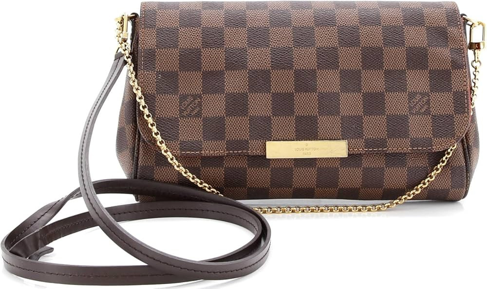 Amazon.com: Louis Vuitton, Pre-Loved Favorite Handbag Damier MM, Brown : Luxury Stores | Amazon (US)