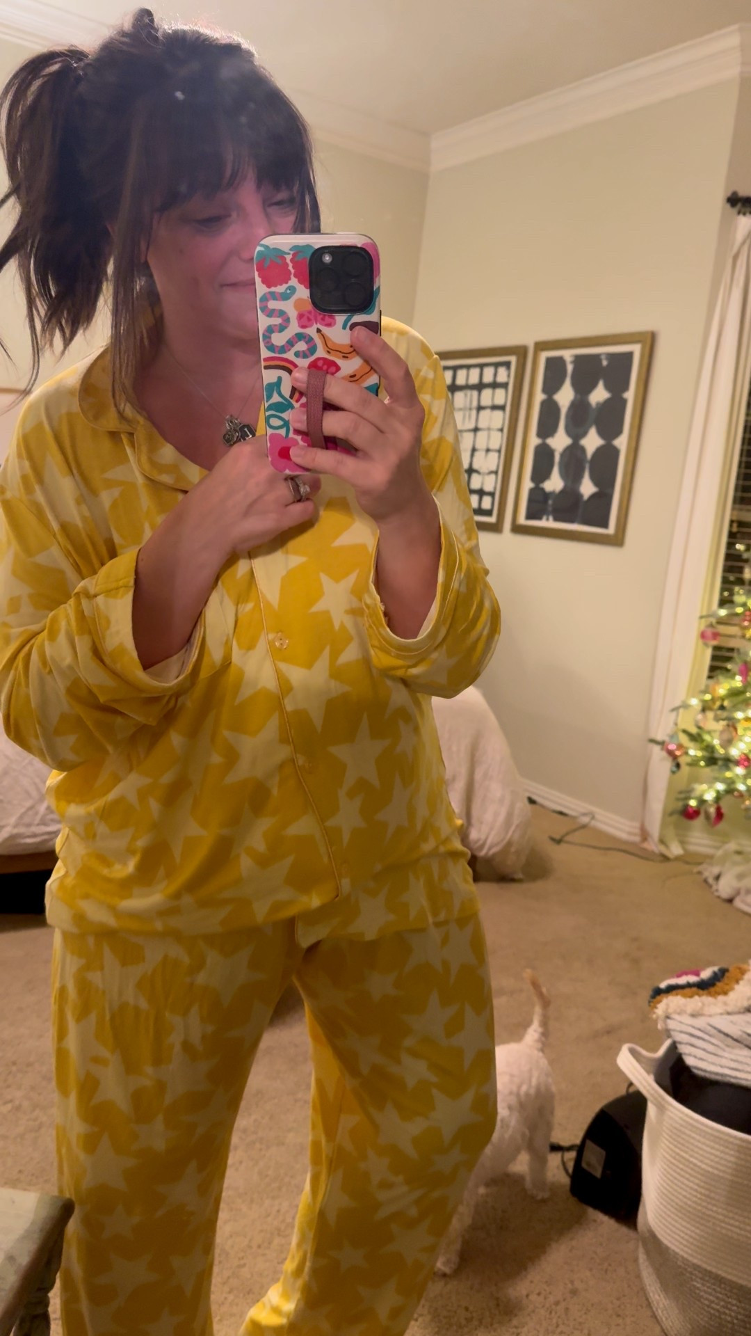 In my Sundays holiday Pjs are live!!! I size up because even the thought of elastic touching me in my sleep makes me gag 😂 make sure you hang them to dry and they’ll wash and wear like a champ! 