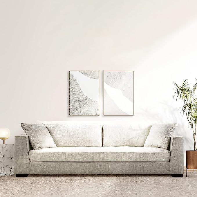 POLY & BARK Capri Fabric Sofa, Bright Ash | Amazon (US)