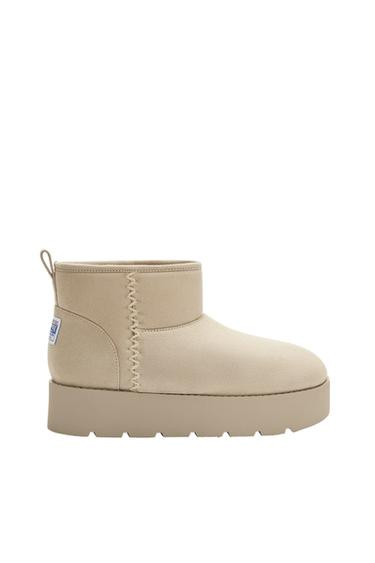 Bottines plateforme fourrure | PULL and BEAR FR