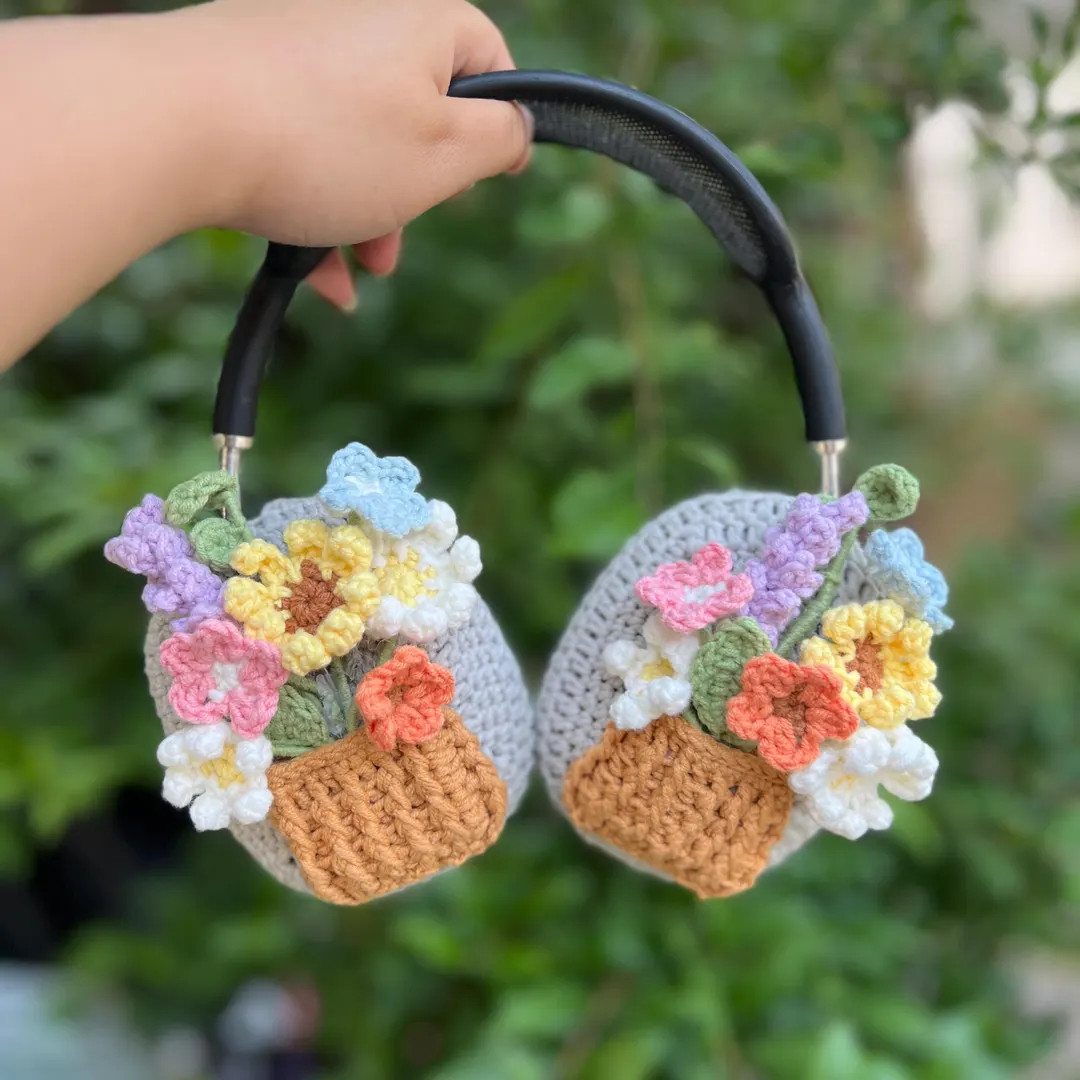 Crochet Handmade AirPod Max Cover,bose Headphone Cover,sony Xm5 Accessories,sony Xm4 Cover,headph... | Etsy (US)