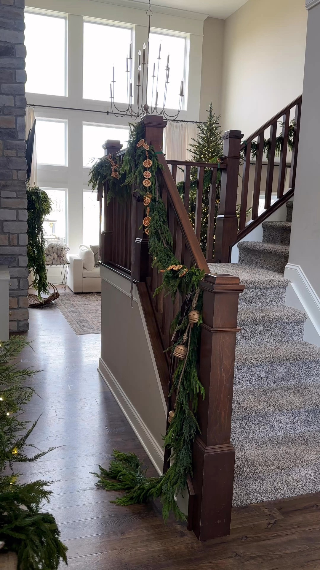 Love my Afloral garland! I used a mix of nofolk pine, cedar and orange slices this year for my staircase 

#LTKHoliday #LTKHome