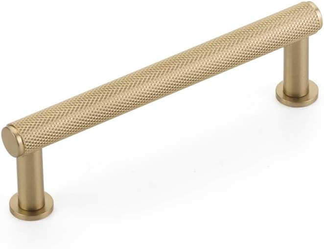 Schaub Pub House Collection 4 in. (102mm) Knurled Pull, Signature Satin Brass - 5004-SSB | Amazon (US)