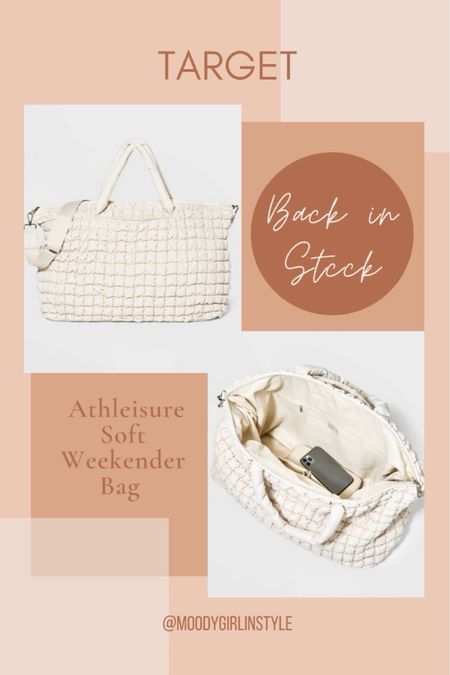 Check Print Athleisure Soft Weekender Bag

A cute light weight weekender bag from Target's A New Day line. The textured design is just perfect.

Workout bag, weekend bag, overnight bag, athletic bag #LTKfitness

#LTKfindsunder50 #LTKitbag #LTKtravel #LTKstyletip #LTKSeasonal