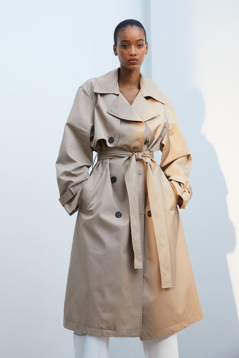 Trenchcoat aus Baumwolltwill - Beige - Ladies | H&M AT | H&M (DE, AT, CH, NL, FI)