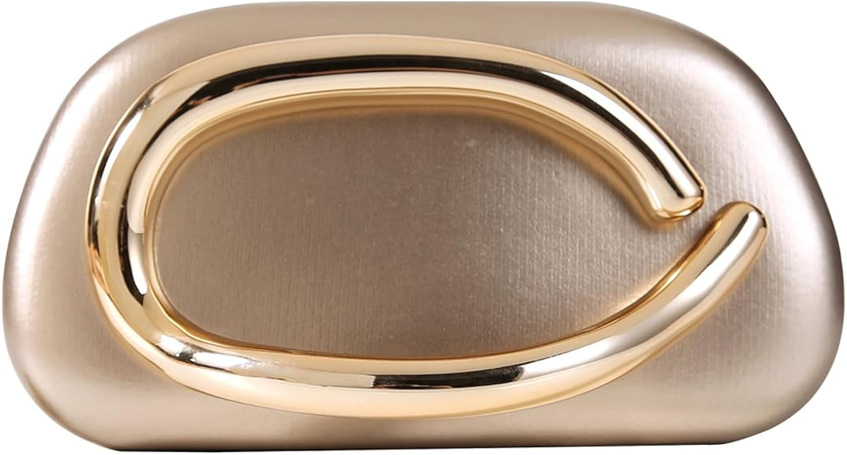 Dreubea Minimalist Gold-Tone Art Deco Clutch Bag \u2013 Elegant Metallic Accent Evening Handbag P... | Amazon (US)
