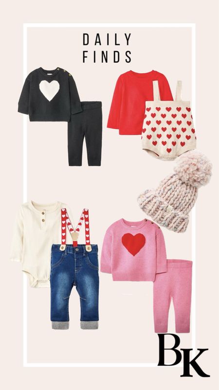 Baby first valentines $20 and under outfits. All the heart eyes for our littles this year 

#LTKkids #LTKunder50 #LTKbaby