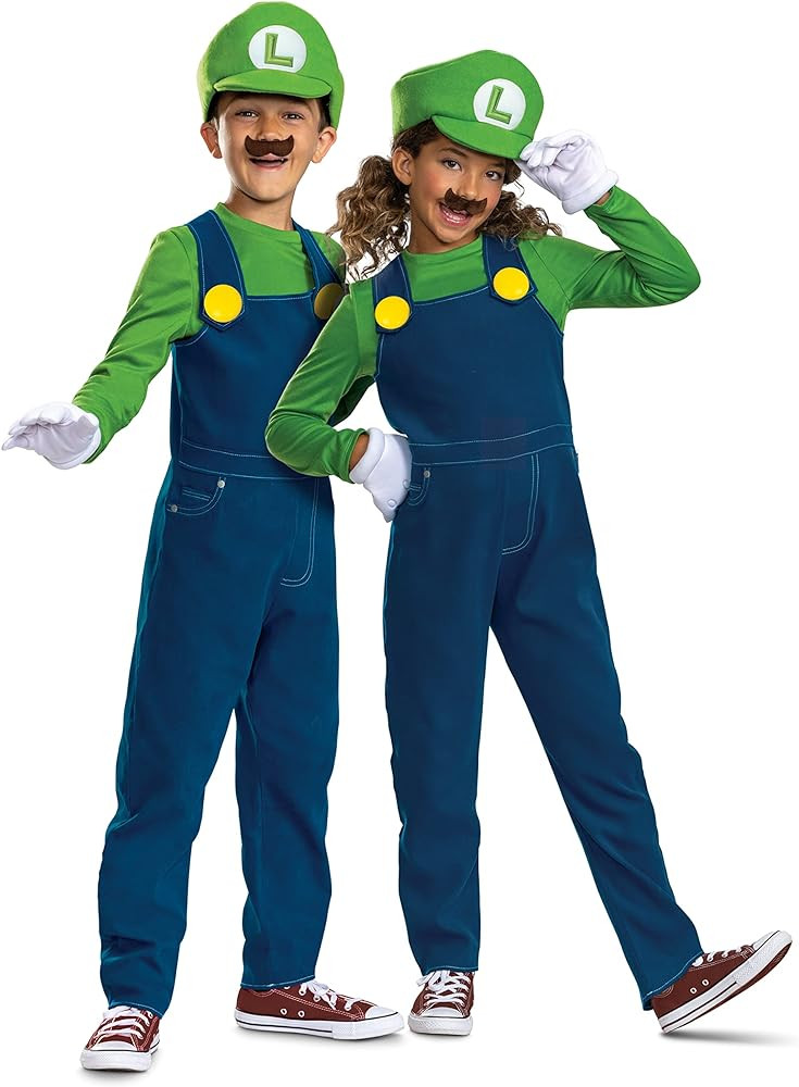 Kid's Super Mario Bros Premium Mario Costume | Amazon (US)