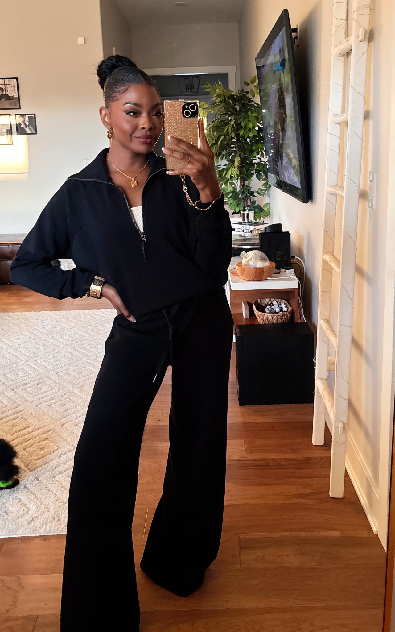 My go to uniform is this Spanx air essentials set! I love the half zip pullover and wide leg pants! So comfy for everyday! Both are on sale now! Plus use code EXTRA10 to save even more! 

#LTKFallSale #LTKActive #LTKU