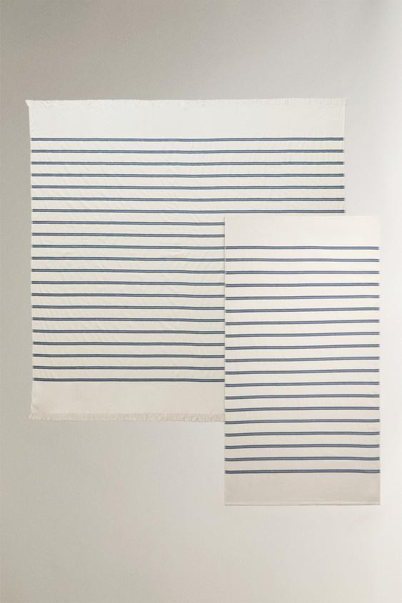 THIN STRIPED BEACH TOWEL | Zara US