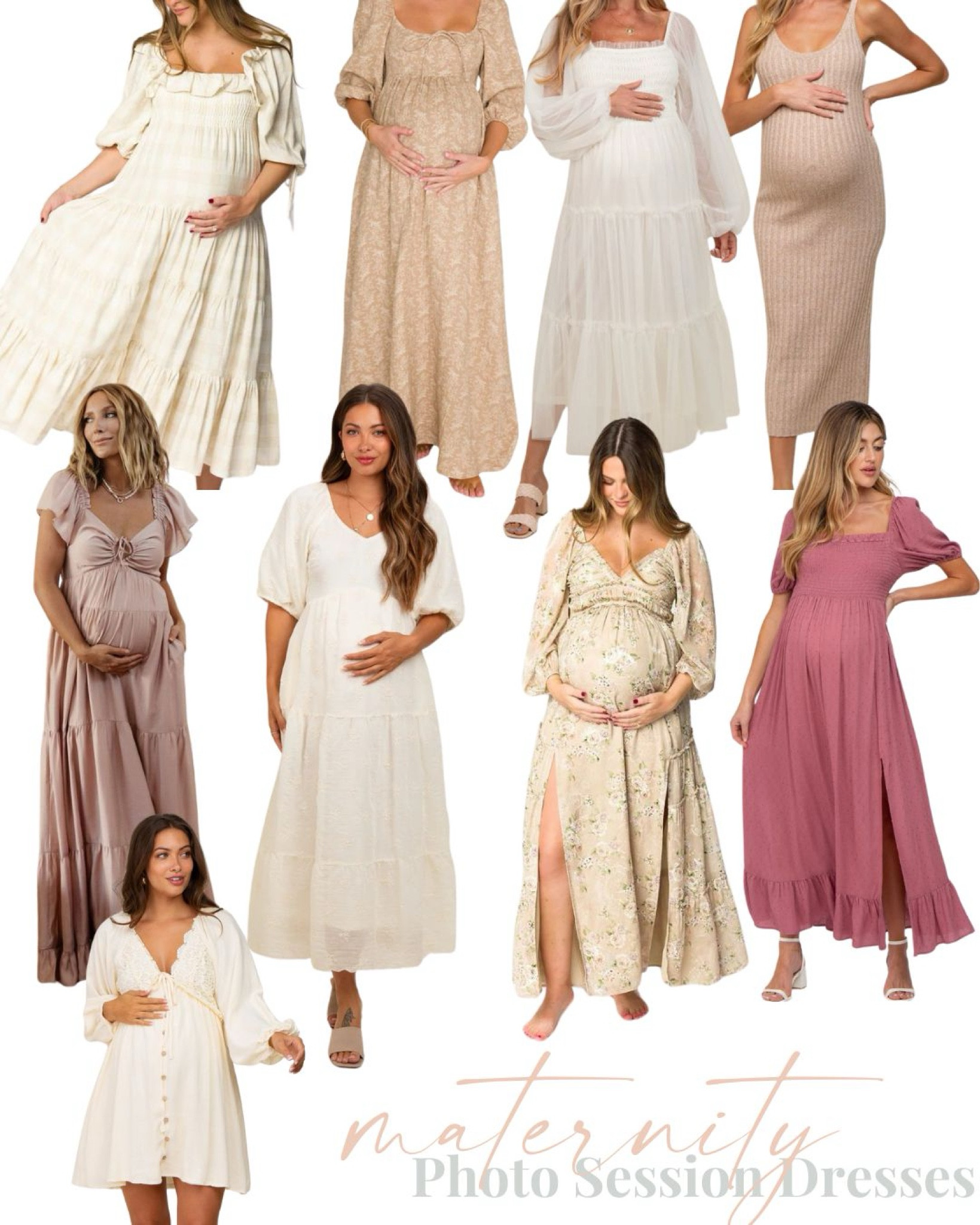 These maternity dresses are perfect for a maternity photo session or baby shower. 

#LTKBump #LTKFamily