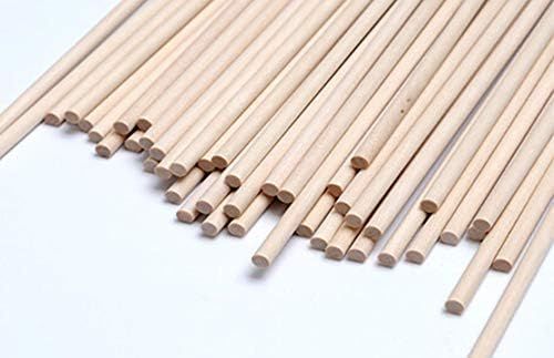 Round Bamboo Craft Sticks | Skewers | Dowels | Great for Arts & Crafts, BBQ, Candy | Safe for Kid... | Amazon (US)