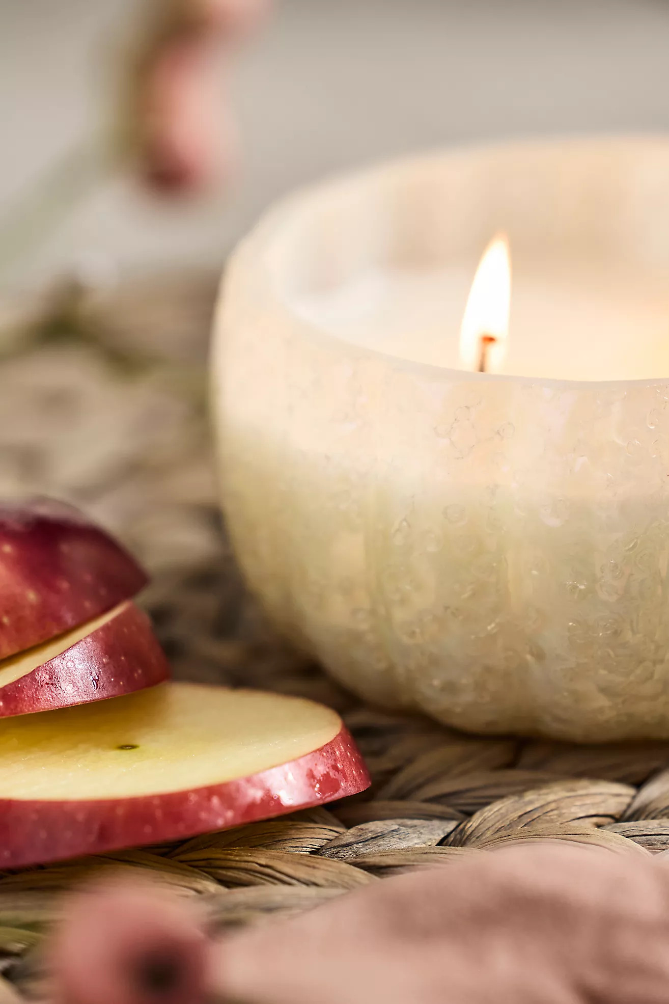 Beaded Pumpkin Candle | Anthropologie (US)