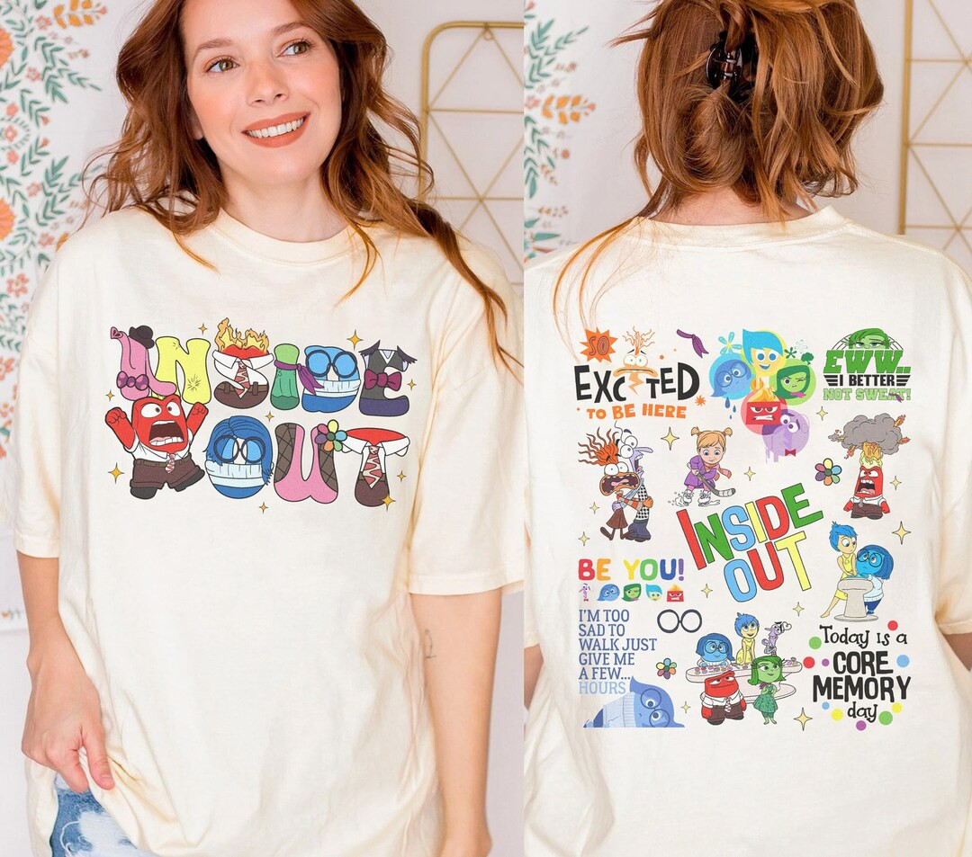 Inside Out Emotions Shirt, Core Memory Day Shirt, Inside Out Characters Shirt, Disneyland Inside ... | Etsy (US)