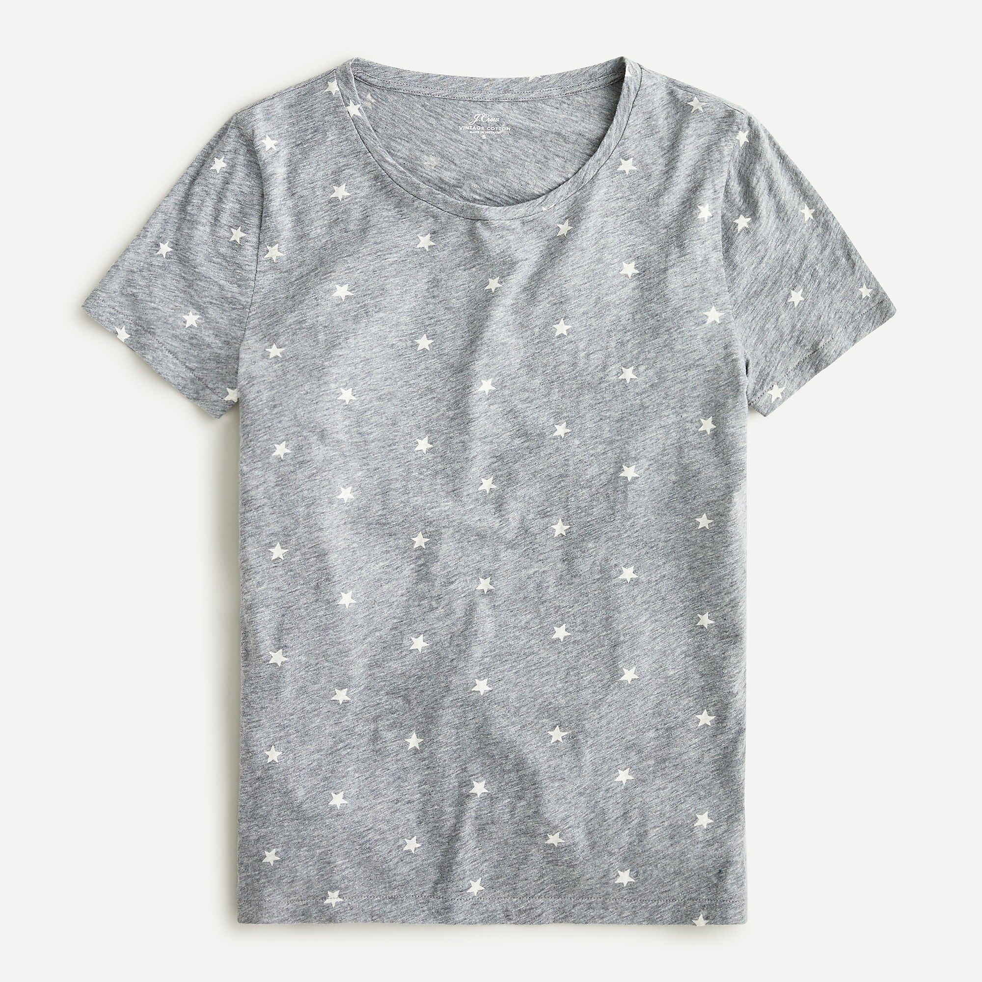 Vintage cotton T-shirt in printed stars | J.Crew US