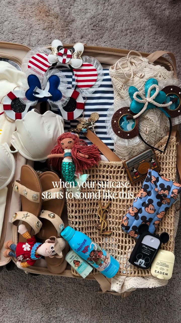 Use code Shakira20 on all ears! See you real soon @disneycruiseline Destiny 🛳️°o° Tomorrow is the day we head down to Florida, and packing has me giddy! Can’t wait to share all of the cute Disney Vacay looks!