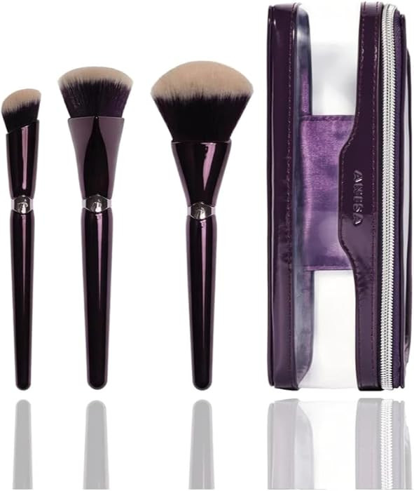 Anisa Beauty Starter Everyday Makeup Brush Set – 3 Essential Brushes for Foundation, Concealer,... | Amazon (US)