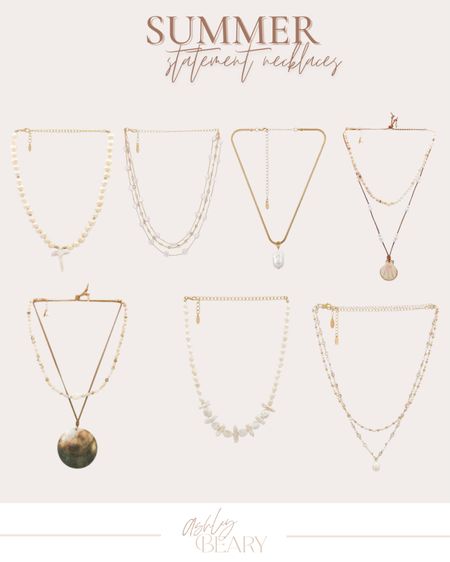 Summer Pearl statement necklaces

Revolve 


#LTKunder100 #LTKSeasonal #LTKGiftGuide
