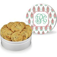Personalized Christmas Cookie Tin - Ginger Jar Holiday Treat Chinosierie Monogram Gift | Etsy (US)