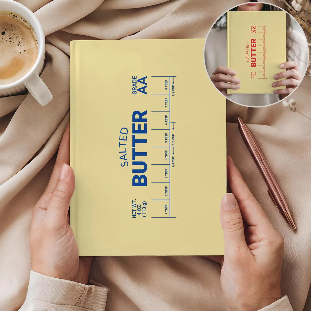 Salted Butter Personalized Journal, Custom Name Notebook For Bakers, Host Gift, Funny Baking Gift... | Etsy (US)